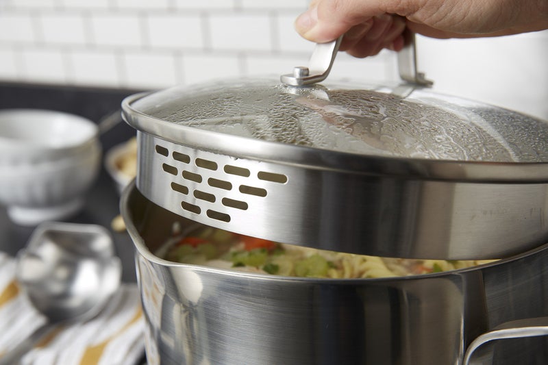Calphalon Classic Stainless Steel Cookware, Stock Pot, 6-quart - Image 4